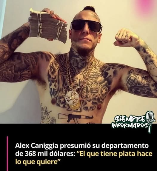    ALEX CANIGGIA DESATÓ LA POLÉMICA CON SU LUJOSO PENTHOUSE DE CASI 400.000 DÓLARES