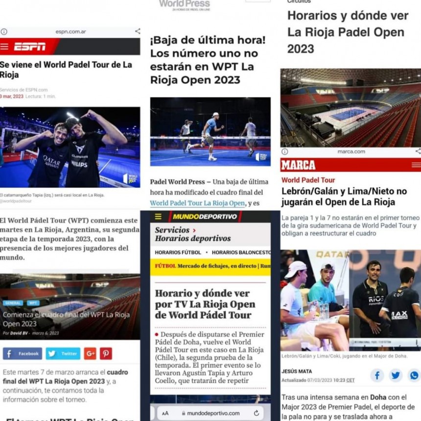 EL MUNDO HABLA DEL PADEL EN LA RIOJA