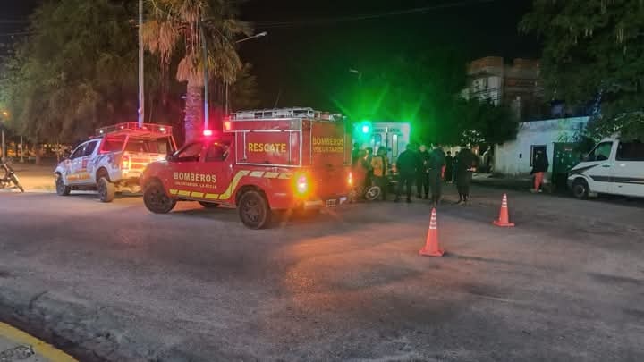MOTOCICLISTA QUEDÓ INCONSCIENTE TRAS UN SINIESTRO VIAL