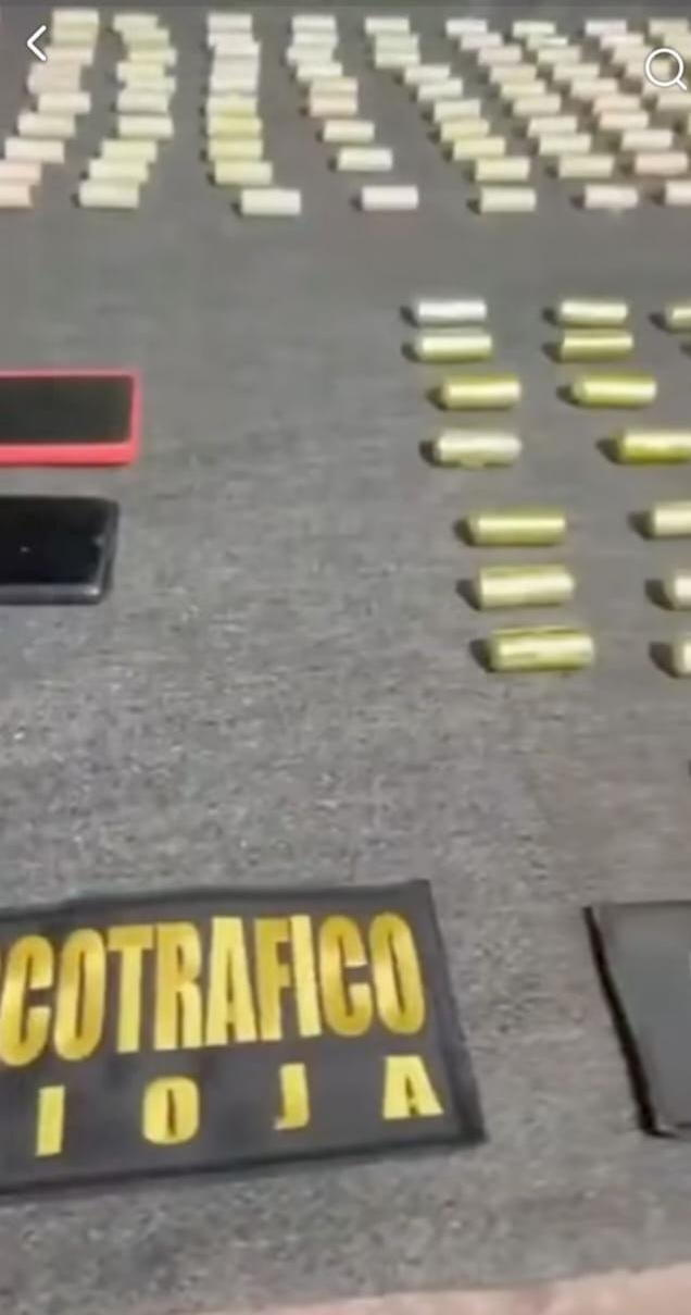 CAYERON DOS SUJETOS CON DOS KILOS DE COCAINA EN UN OPERATIVO &ldquo;MULAS&rdquo;