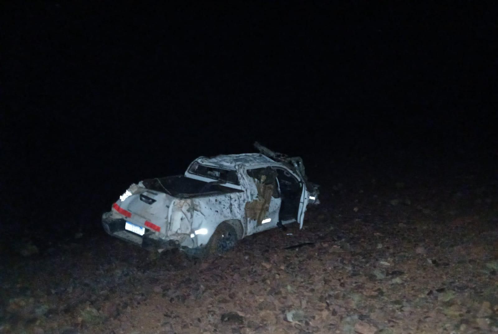 DOS HERIDOS TRAS UN VUELCO EN VINCHINA