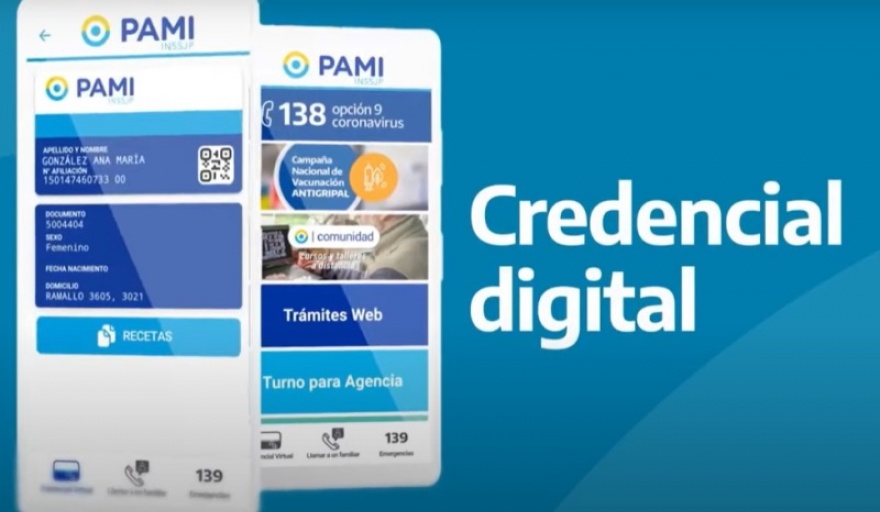 PAMI REEMPLAZARÁ  LA CREDENCIAL PLÁSTICA POR UNA APLICACIÓN DIGITAL