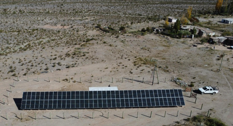 EL GOBIERNO PROVINCIAL FORTALECE EL SISTEMA DE ENERGIA RENOVABLES EN LA PRECORDILLERA