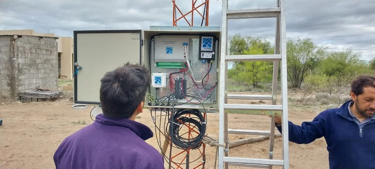 INSTALARON UNA NUEVA ESTACIÓN METEOROLÓGICA EN CHILECITO