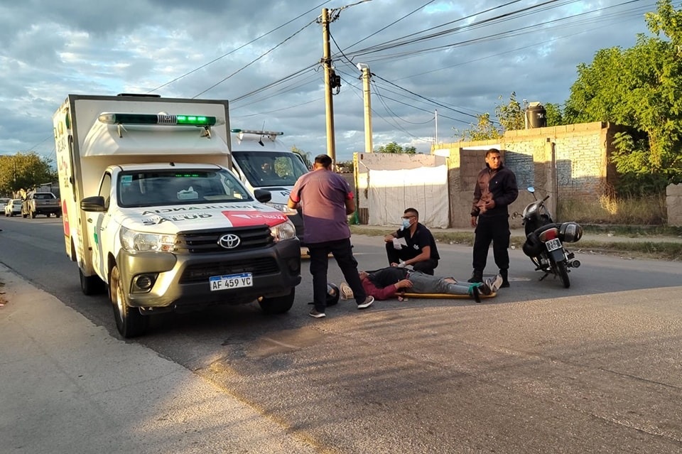 GRAVE SINIESTRO VIAL Y FUGA EN LA ZONA SUR