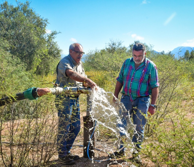 LA PROVINCIA INICIÓ EN PATQUIA OBRAS HIDRICAS
