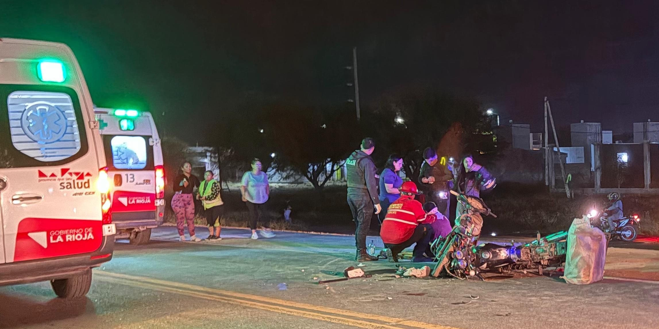 CUATRO HERIDOS EN UN FUERTE SINIESTRO VIAL EN RUTA 38