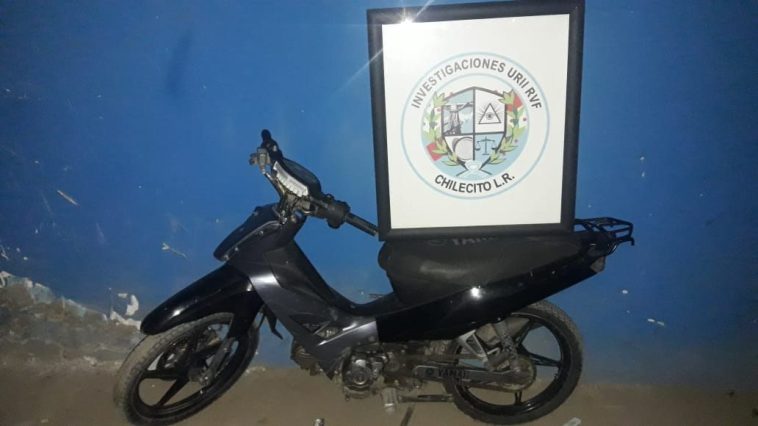 INVESTIGACIONES RECUPERÓ UNA MOTOCICLETA ROBADA EN CHILECITO