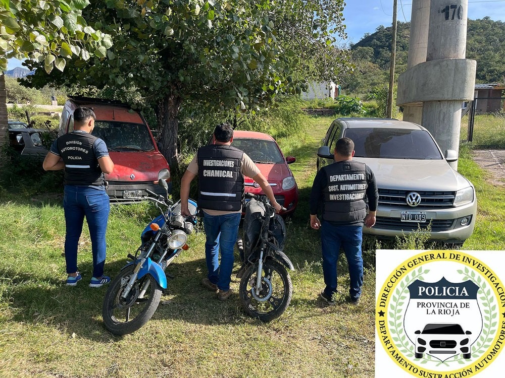 LA POLICIA SECUESTRÓ VEHICULOS CON PEDIDO DE CAPTURA EN TALLERES MECÁNICOS
