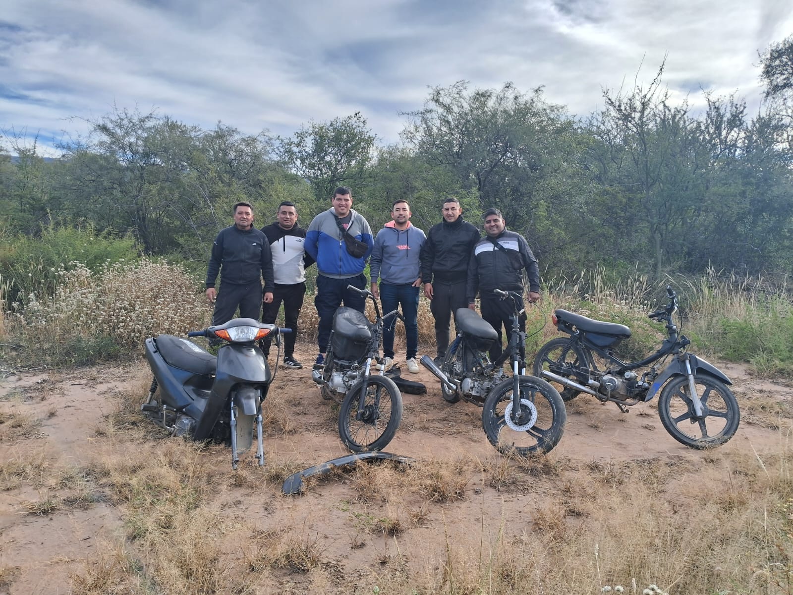 INVESTIGACIONES RECUPERÓ CUATRO MOTOCICLETAS ROBADAS EN CHAMICAL