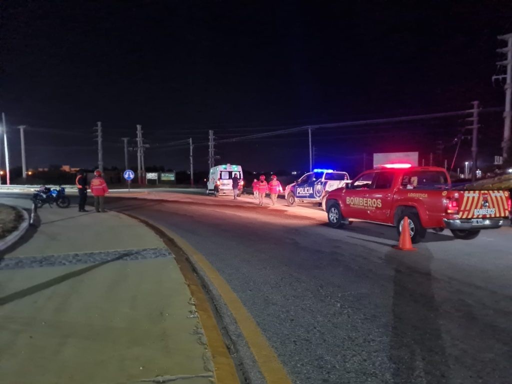 SINIESTRO VIAL DE UNA MOTO EN RUTA NACIONAL 38