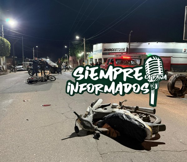 NUEVO CHOQUE DE MOTOS DEJ&Oacute; HERIDOS EN AVENIDA ANGELELLI