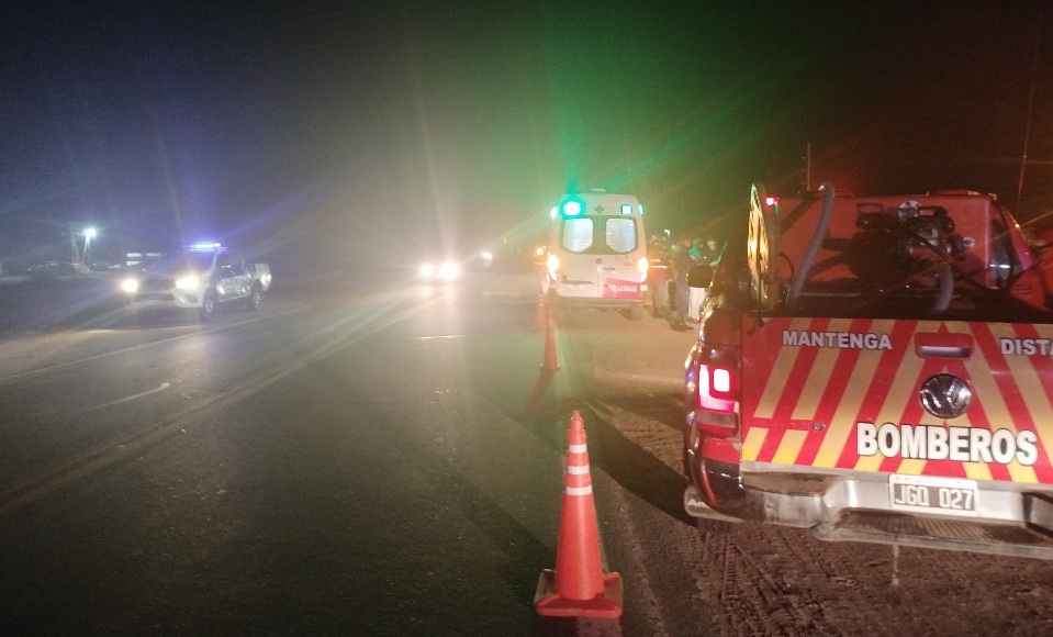 SINIESTRO VIAL EN RUTA 38 DEJÓ UNA JOVEN HERIDA