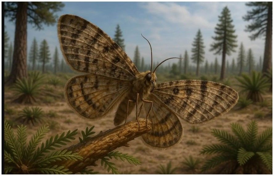 DESCUBREN EN EL TALAMPAYA LAS MARIPOSAS MÁS ANTIGUAS