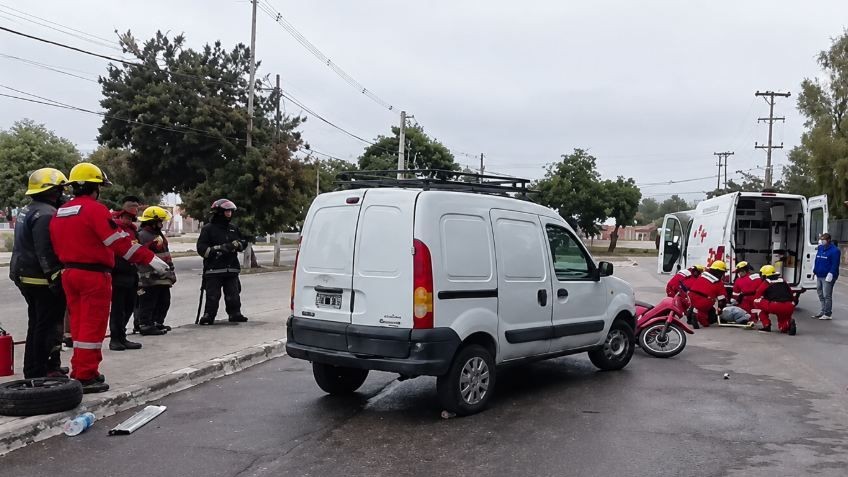 REALIZARON UN SIMILACRO DE SINIESTRO VIAL GRAVE EN LA CAPITAL