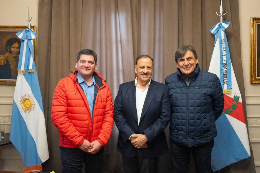QUINTELA Y EL INDENTEDENTE DE FELIPE VARELA ANALALIZARON PLAN DE OBRAS