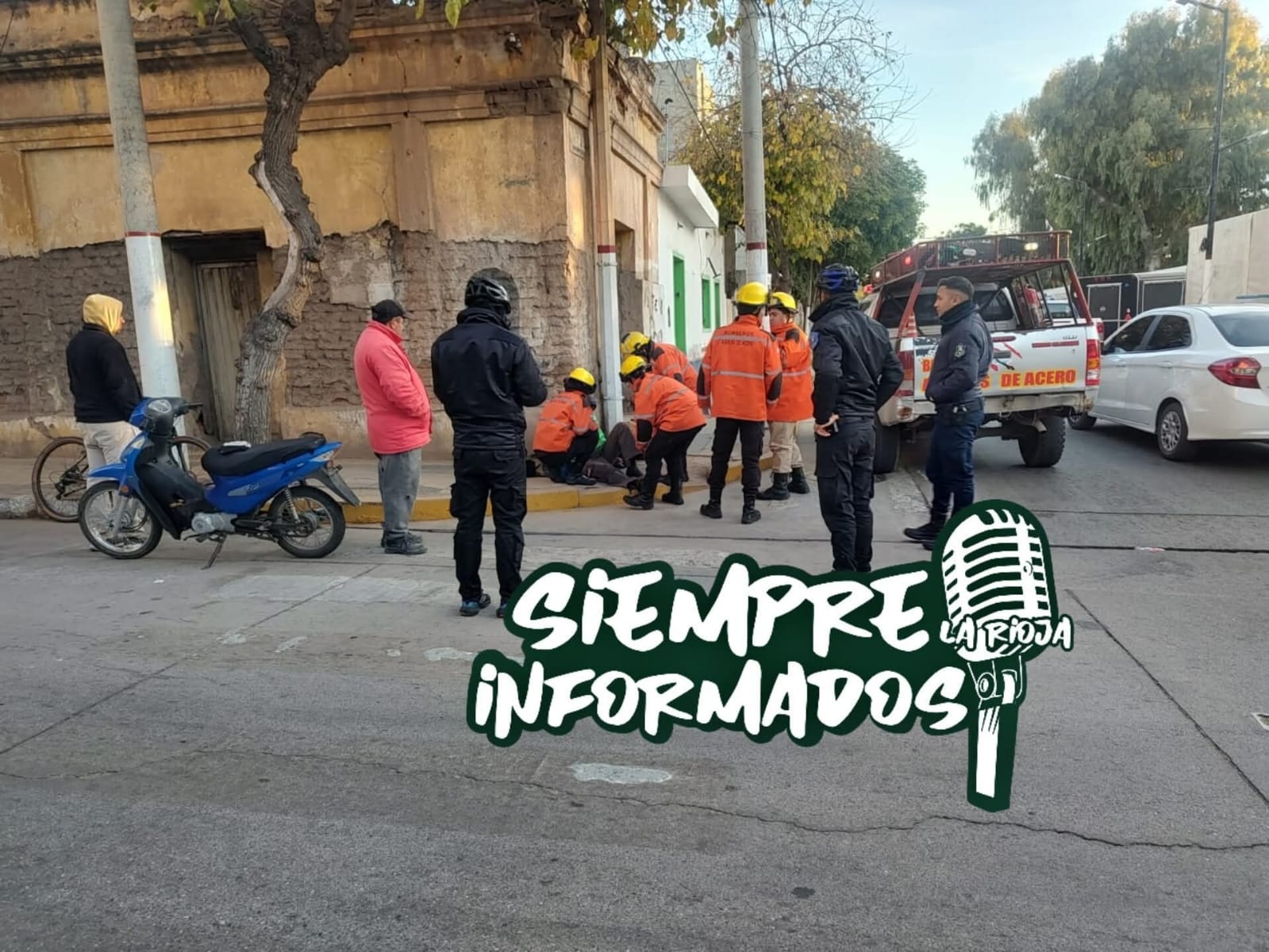 SINIESTRO VIAL: UN MOTOCICLISTA RESULTÓ HERIDO EN PLENO CENTRO 