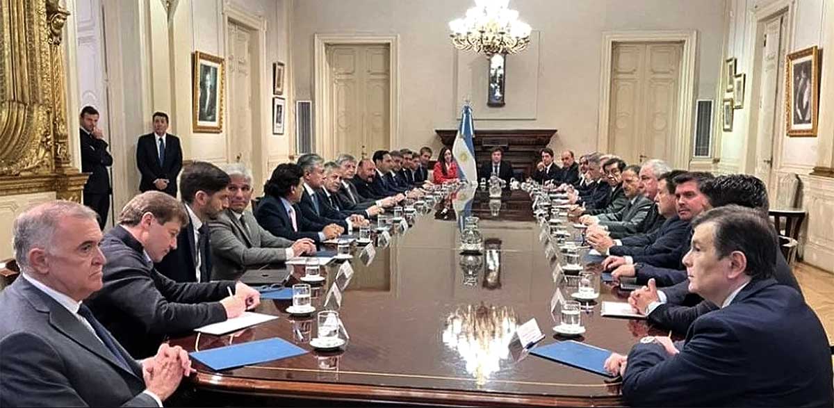 EL GOBIERNO NACIONAL TRABAJA EN LA CONVOCATORIA A LAS PROVINCIAS PARA NEGOCIAR FONDOS