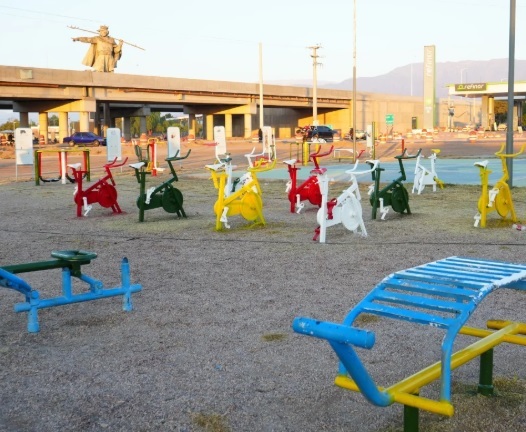 LA MUNICIPALIDAD REACONDICIONÓ UNA PLAZA DE LA ZONA SUR
