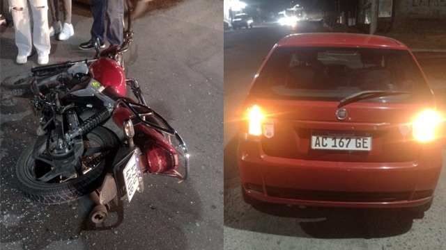 SINIESTRO VIAL EN EL BARRIO MATADERO DEJÓ UN HERIDO