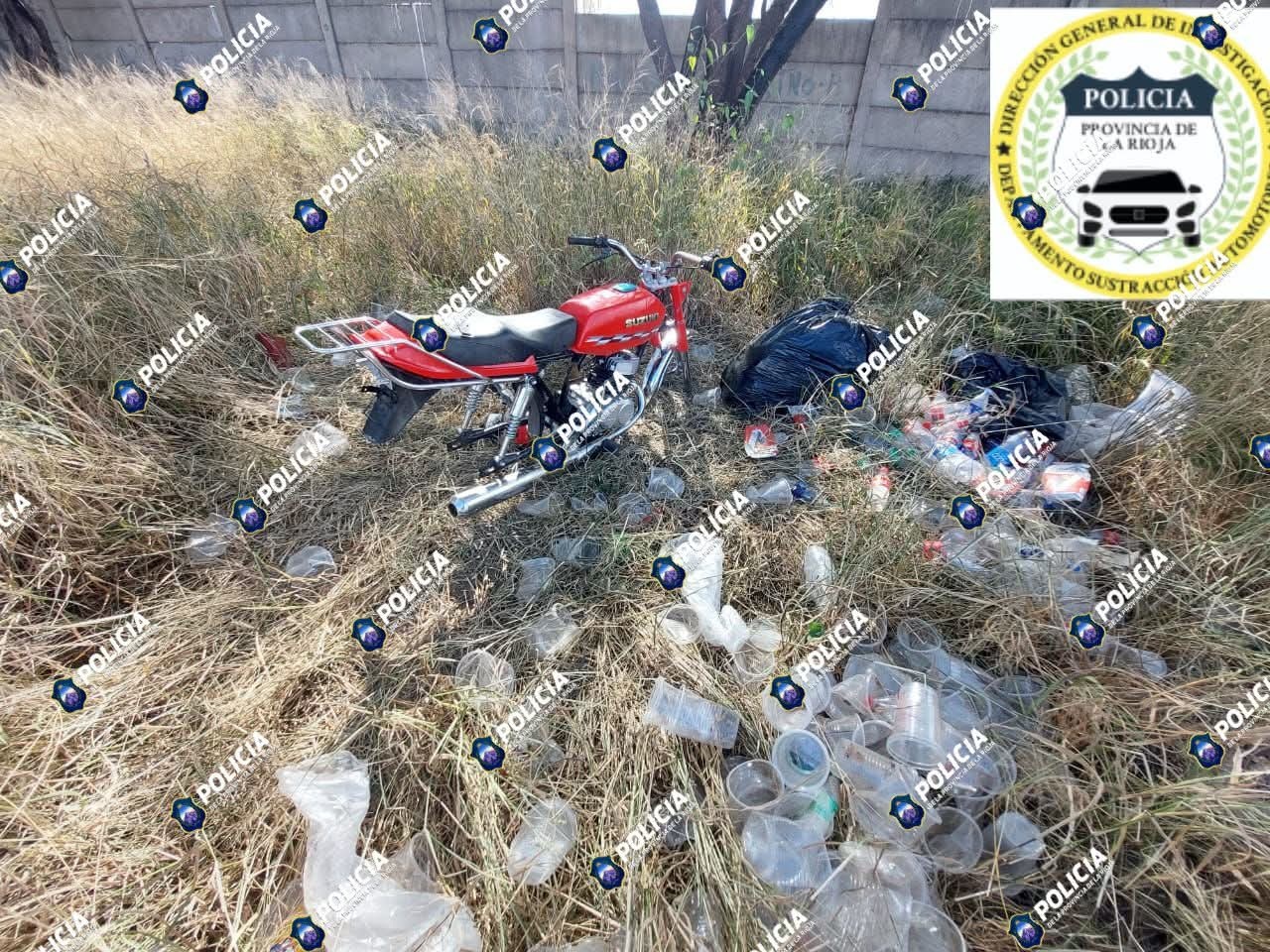 INVESTIGACIONES RECUPERÓ UNA MOTOCICLETA EN EL BARRIO DE VARGAS