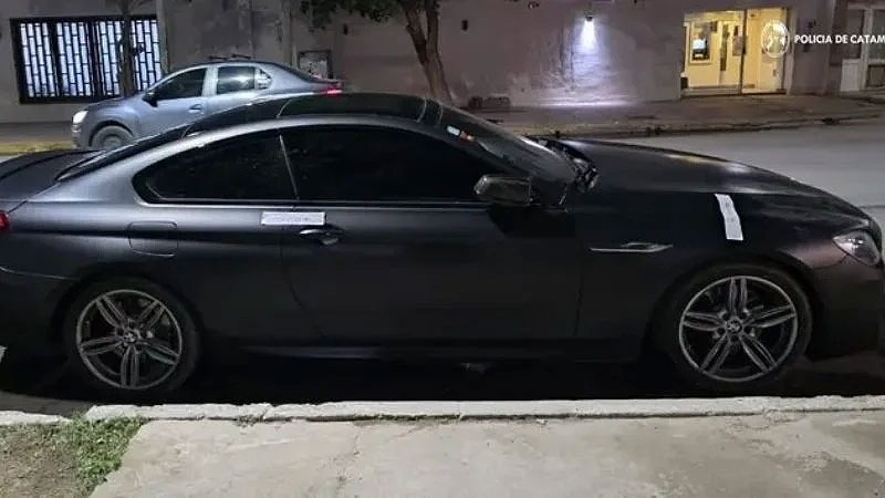 CAYÓ UN RIOJANO CON UN BMW CON PEDIDO DE CAPTURA EN CATAMARCA