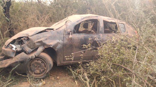 VUELCO EN PUNTA DE LOS LLANOS DEJ&Oacute; CUATRO HERIDOS