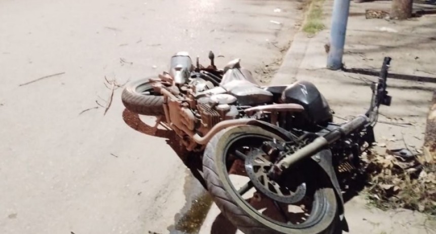 MOTOCICLISTA CON HERIDAS GRAVES TRAS UN SINIESTRO VIAL 