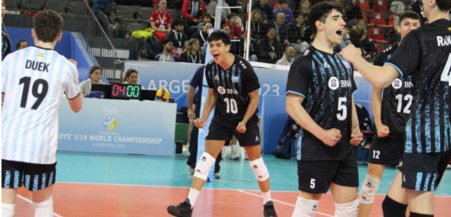 ARGENTINA VENCIÓ A SERBIA EN SU SEGUNDA PRESENTACIÓN EN EL MUNDIAL U19  DE VOLEY DE SAN JUAN