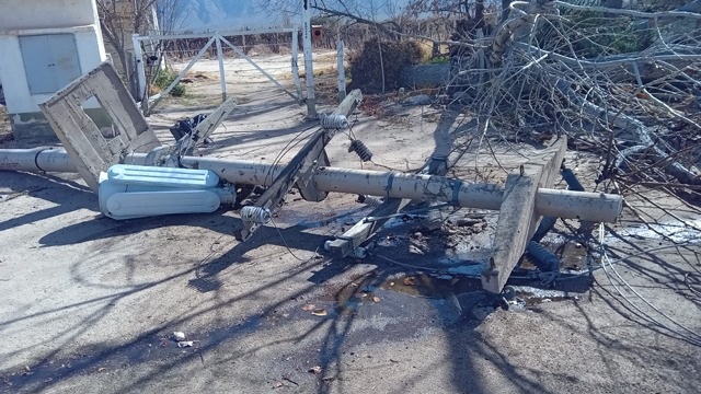 EL ZONDA PROVOCÓ DAÑOS EN ANILLACO