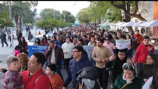 UNA MULTITUD MARCHÓ EN LA RIOJA CONTRA EL VETO DE MILEI A LA LEY DE DISCAPACIDAD