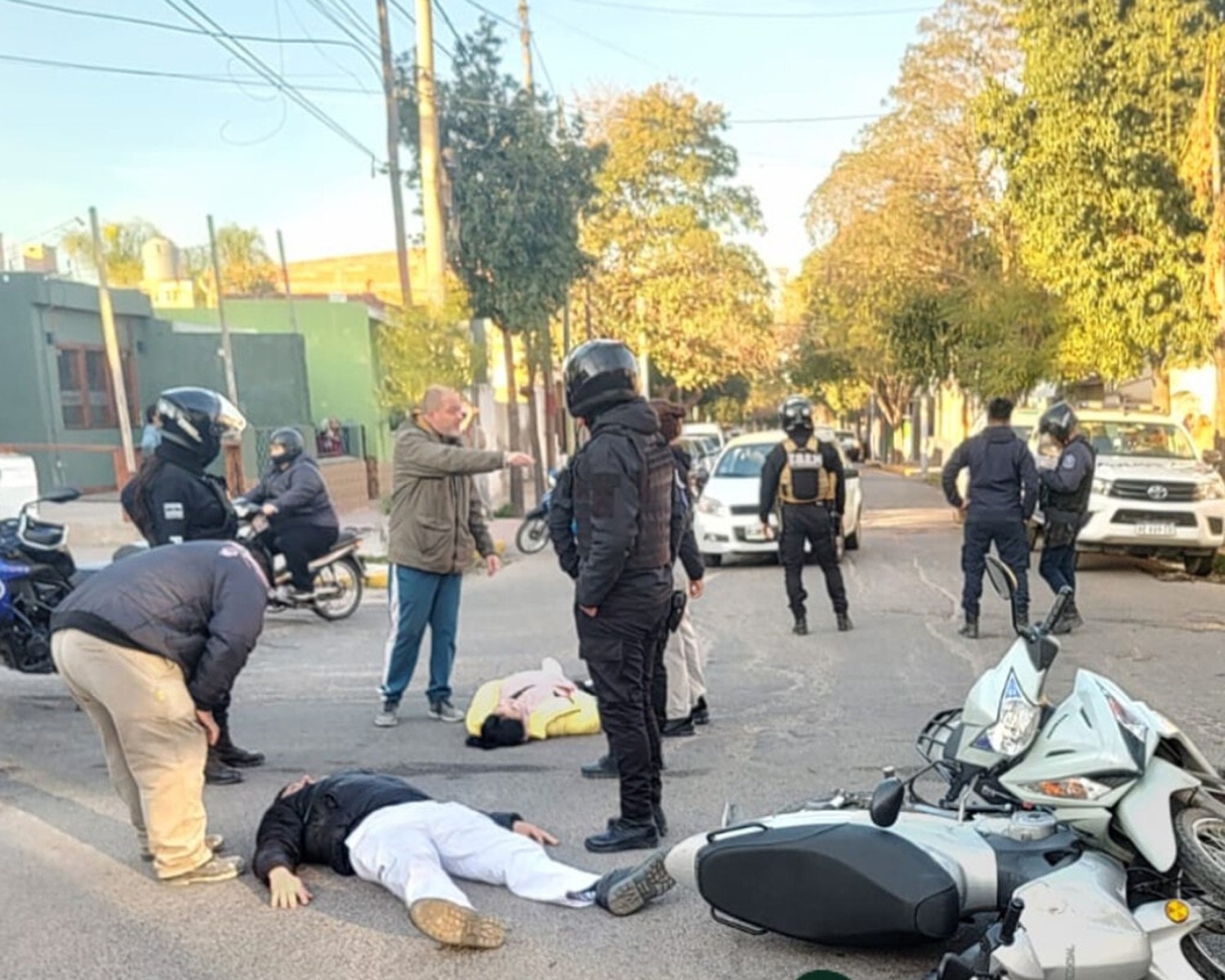  GRAVE SINIESTRO VIAL DEJÓ DOS HERIDOS EN LA CAPITAL  