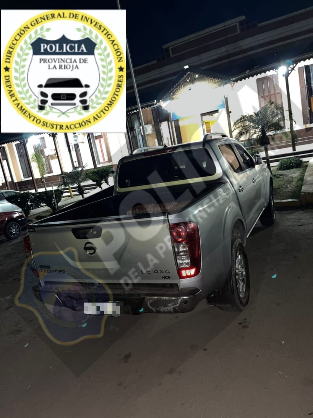  INVESTIGACIONES RECUPERÓ UNA CAMIONETA ROBADA EN CÓRDOBA