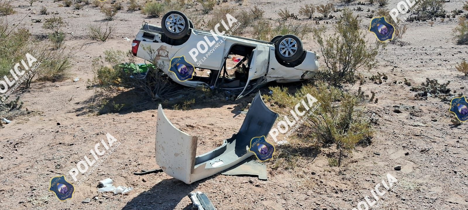  VUELCO DEJÓ A UNA MUJER HERIDA EN AIMOGASTA