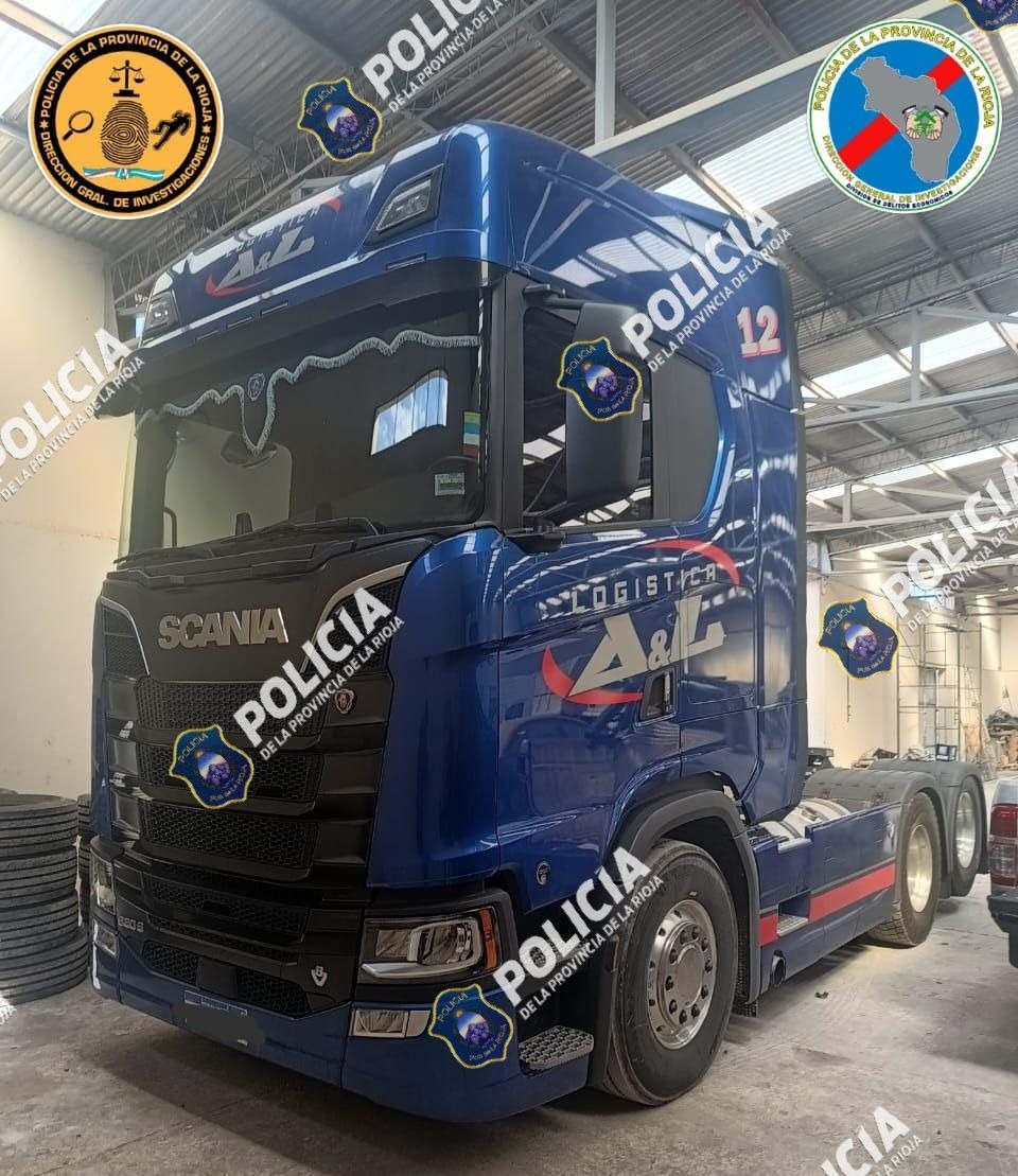 UN CAMIÓN FUE SECUESTRADO EN MENDOZA TRAS UN PEDIDO DE LA JUSTICIA RIOJANA