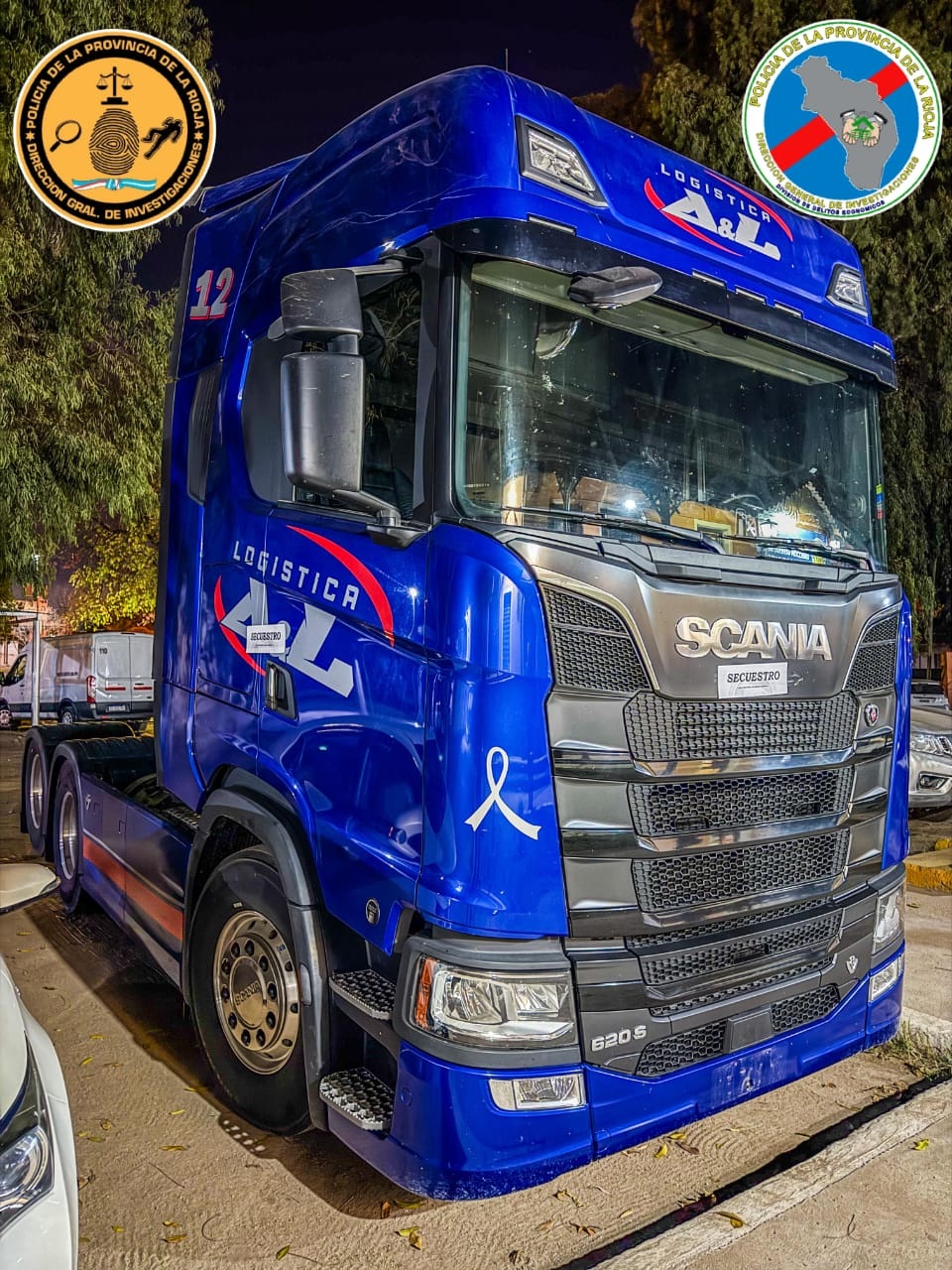 INVESTIGACIONES TRASLADÓ UN CAMIÓN QUE TENIA PEDIDO DE CAPTURA EN LA RIOJA 