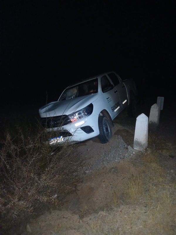 CONDUCTOR DE UNA CAMIONETA DE MENDOZA CHOC&Oacute; CONTRA UNA VACA EN RUTA 40 Y RESULT&Oacute; CON HERIDAS LEVES
