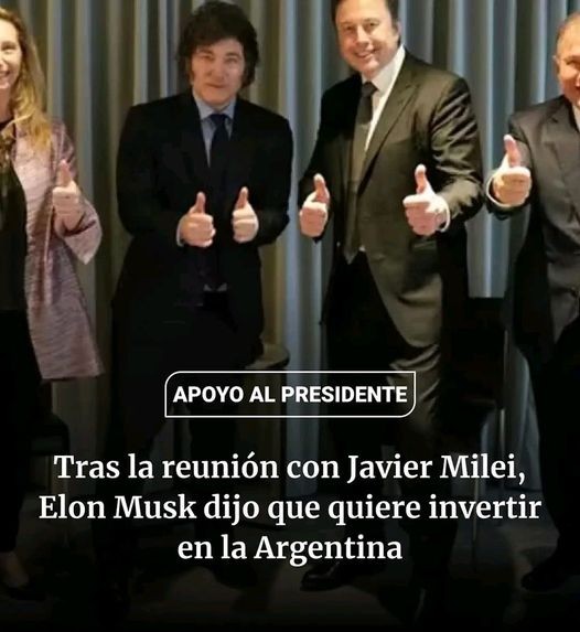 MILEI SE REUNIÓ POR TERCERA VEZ CON ELON MUSK EN ESTADOS UNIDOS