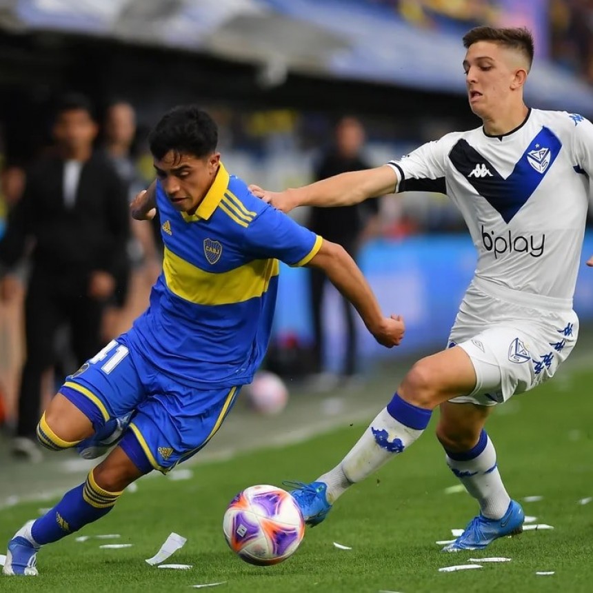 LIGA PROFESIONAL: BOCA LE GANÓ A VÉLEZ Y ES ÚNICO LÍDER