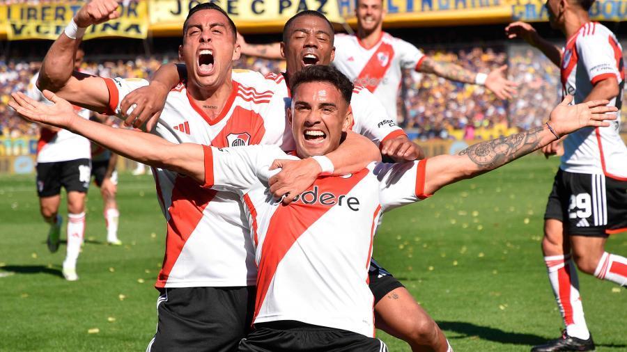 RIVER VENCIÓ A BOCA Y FESTEJÓ A LO GRANDE EN LA BOMBONERA