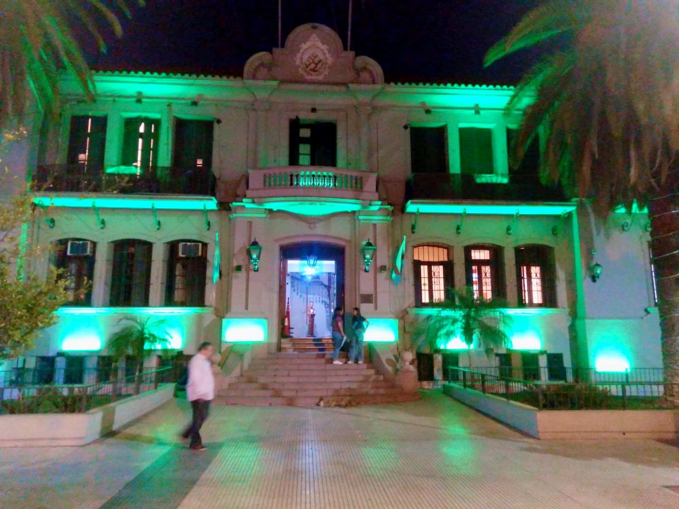 LA CASA DE GOBIERNO SE ILUMINARÁ DE VERDE POR EL DIA DE LA SALUD MENTAL