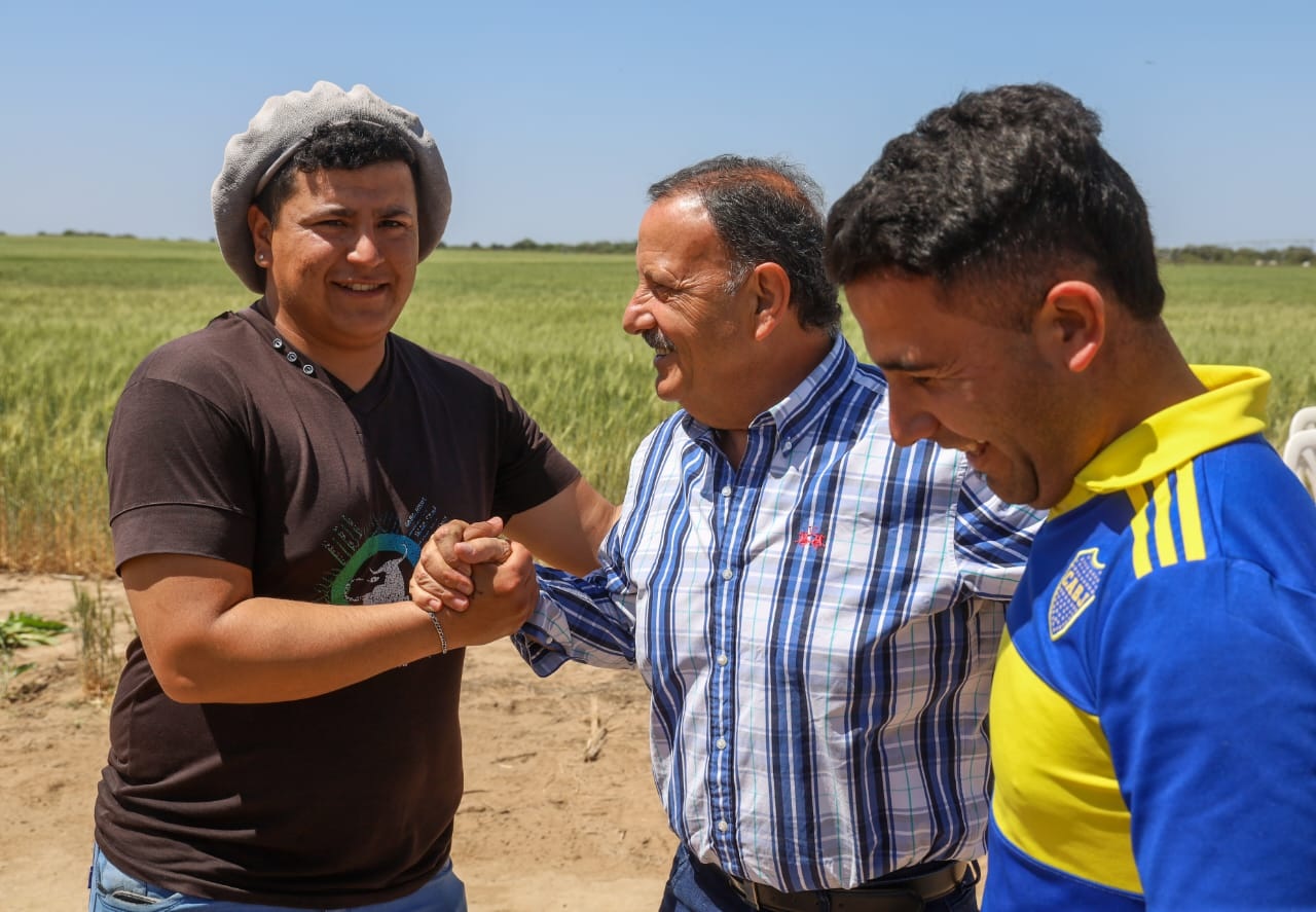 QUINTELA ENTREGÓ SUBSIDIO A PRODUCTORES DE TRIGO