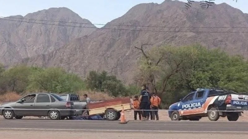 EX GENDARME IBA A TINOGASTA DESDE LA RIOJA Y MURIÓ EN PLENA RUTA 60