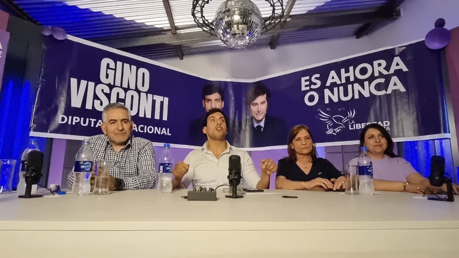 VISCONTI FESTEJÓ SU INGRESO AL CONGRESO: 