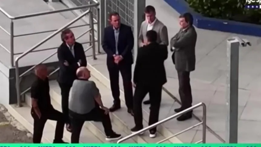 VELORIO DE RUSSO: DELEGACIÓN DE RIVER,SAN LORENZO, ROSARIO CENTRAL Y BARRACAS LO DESPIDIERON