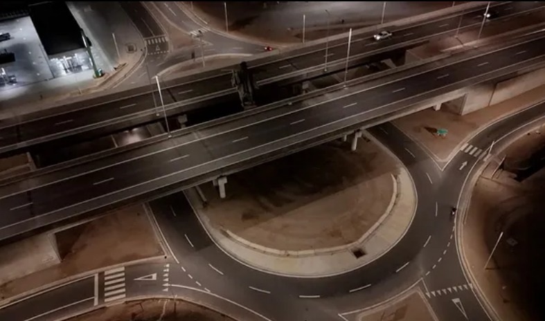  ARMANDO MOLINA RECORRIÓ TRABAJOS DE EMBELLECIMIENTO DE ROTONDA “EL CHACHO”