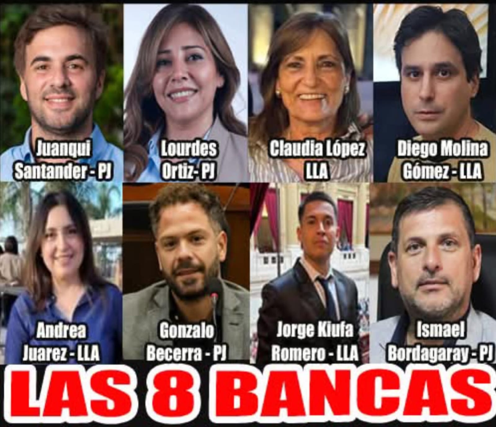 CAPITAL: SE VIENE UN PERÍODO CON 4 DIPUTADOS LIBERTARIOS Y CON 4 DIPUTADOS PERONISTAS 