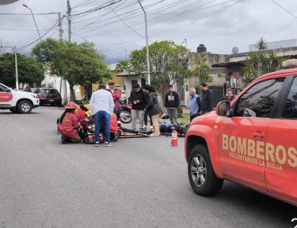 DOS SINIESTROS VIALES DEJARON A DOS MOTOCICLISTAS HERIDOS ESTE MI&Eacute;RCOLES EN LA CAPITAL