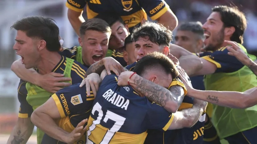 BOCA LE GANÓ SOBRE LA HORA A ESTUDIANTES Y SE SUBIÓ A LA CIMA DE SU ZONA