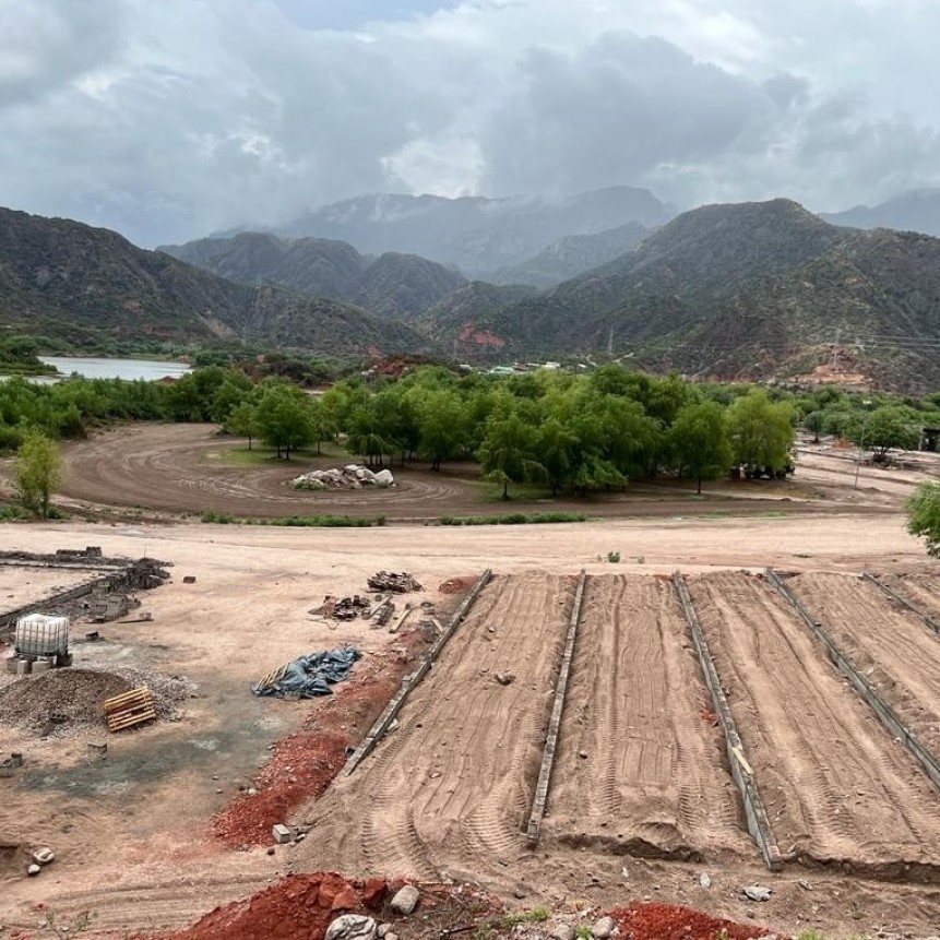CONSTATARON OBRAS EN PARQUES LINEALES DE LA PROVINCIA